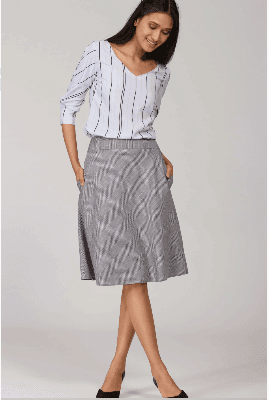A line Flowy Skirt - View 2