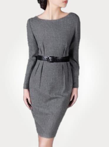 Autumn New Arrive Tunic Pencil Dress