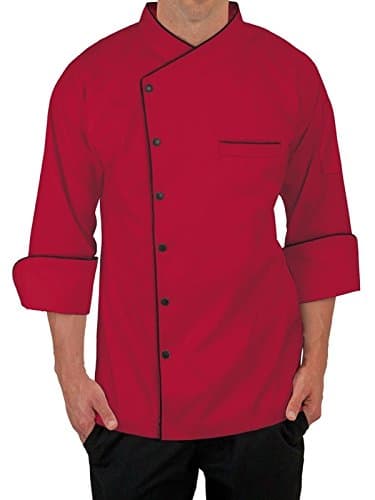 Single breasted Red chef coat Full Sleeve for men