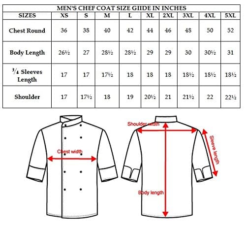 Single breasted Red chef coat Full Sleeve for men - View 3