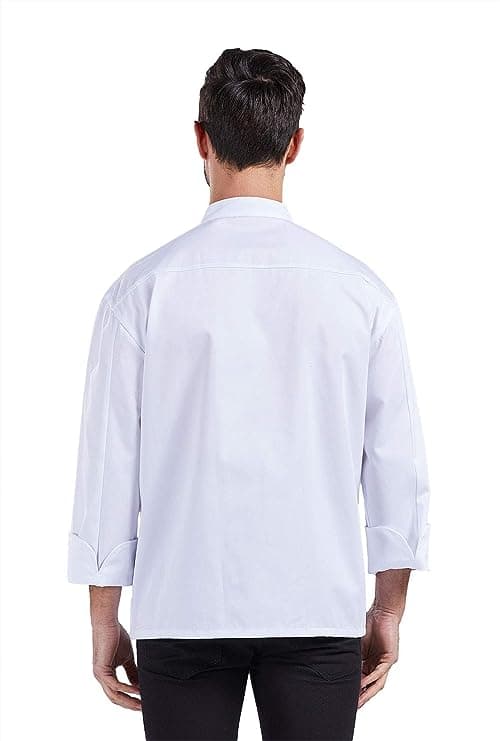 Unisex Chef Coat Men’s Long Sleeve Chef Jacket - View 4