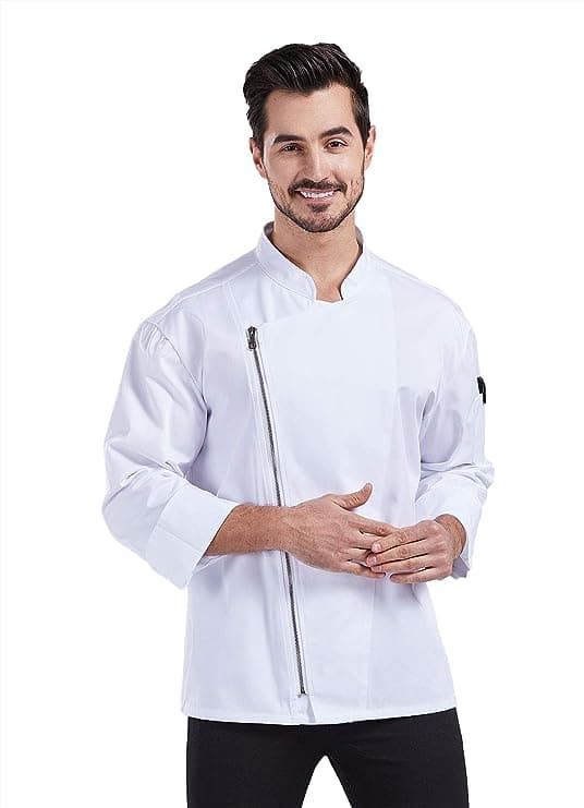 Unisex Chef Coat Men’s Long Sleeve Chef Jacket - View 3