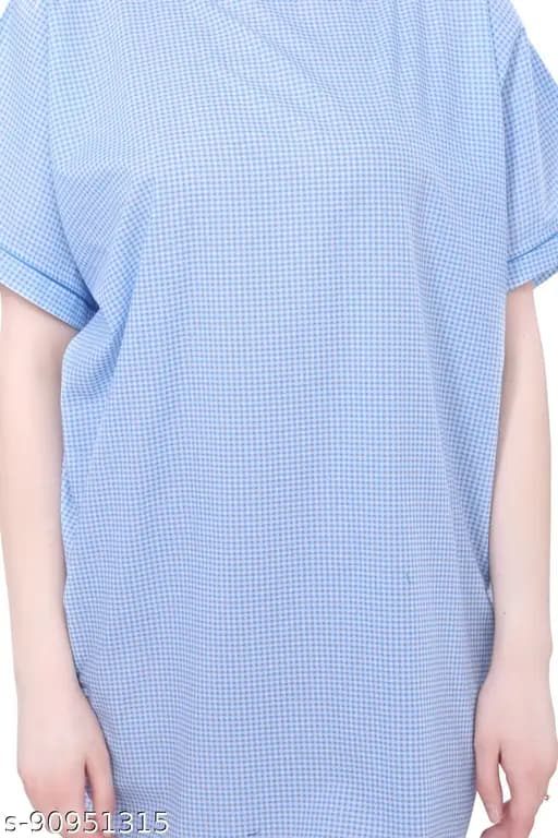 Hospital Patient Pure Cotton Unisex Gown - View 4